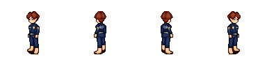 Officer Costume facing down